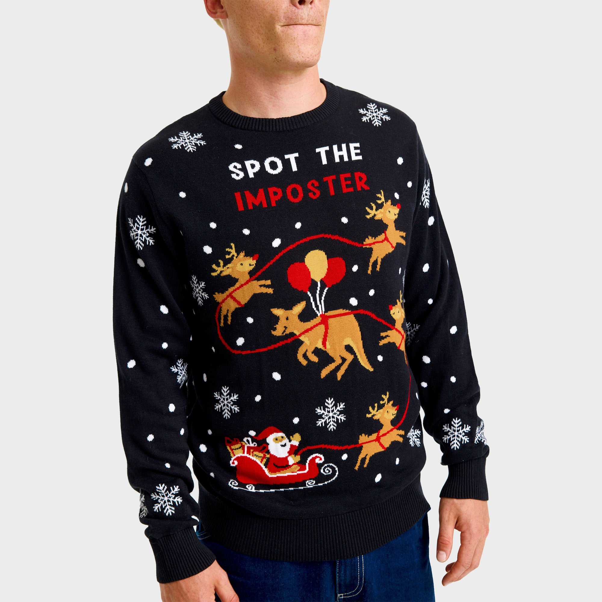 Imposter julesweater - Herre.